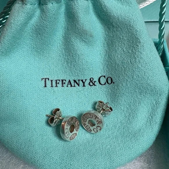 Tiffany & Co. 1837 Silver Earrings - Picture 4 of 6